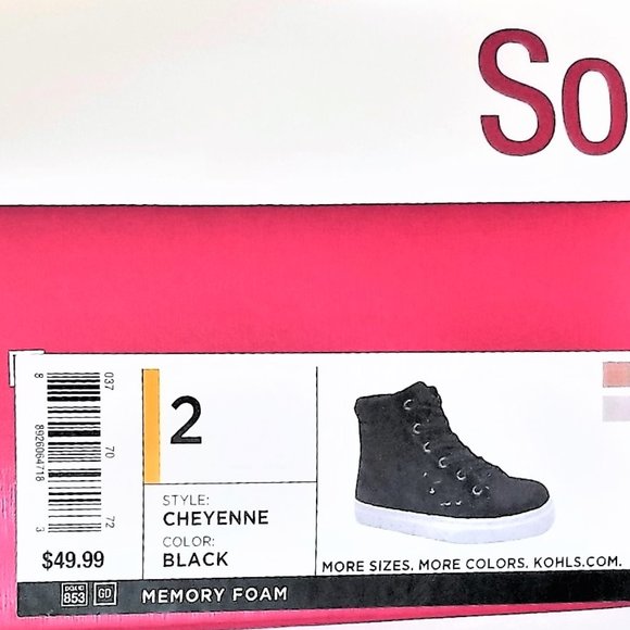 Girls High Top Sneakers Lace/Zip Various Sizes NWT - Picture 11 of 15